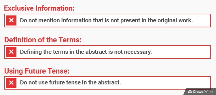 Things To Avoid While Writing An Abstract For A Dissertation